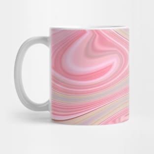 Preppy girly elegant  pink cherry blossom pink swirls Mug